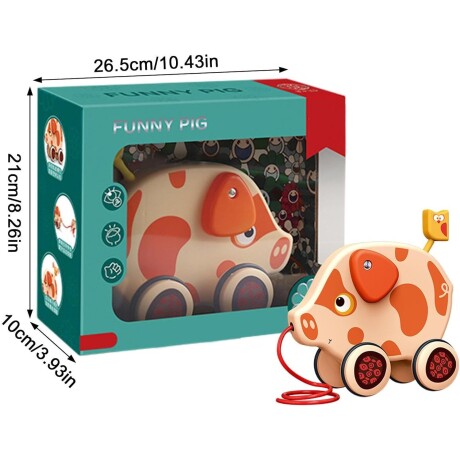 Juego Infantil Animalito de Arrastre CERDITO