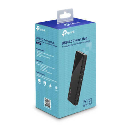 Tp-link - Hub USB Tapo UH720. Multiples Protecciones. Indicador Led. X7 Puertos USB 3.0, X2 Puertos 001