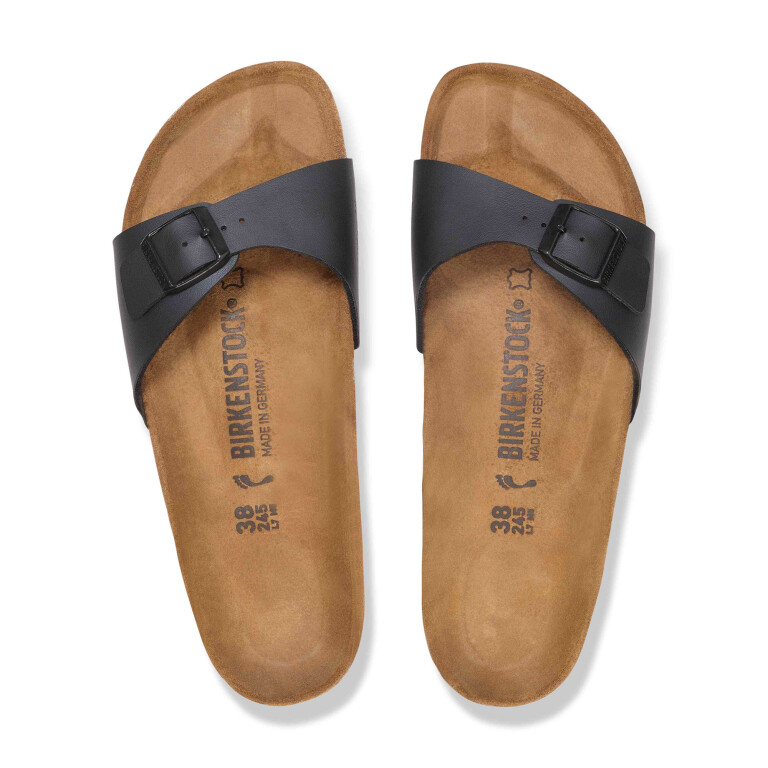Sandalia Madrid Birko-Flor - Estecha Negro
