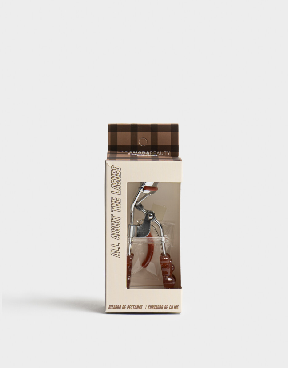 Rizador De Pestañas Marron Con Oso Beary Into You 