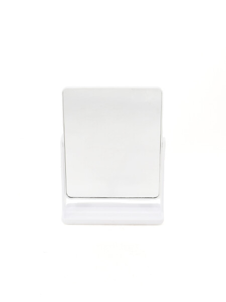ESPEJO CUADRADO CON BASE BLANCO