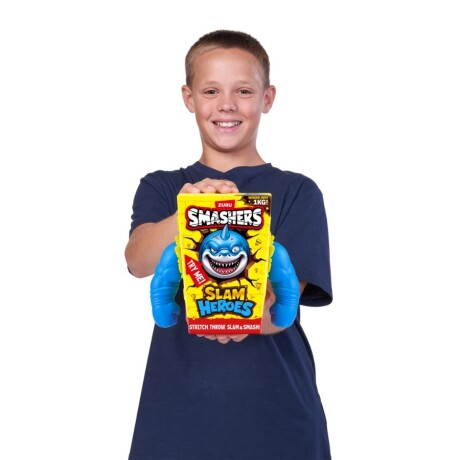 Juguete Elástico Smashers Slam Hero Fighters Ub AZUL