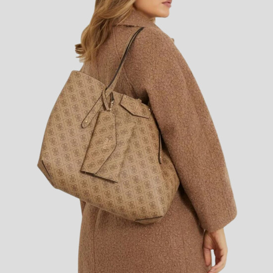 Cartera Guess Brenton Latte Logo 0