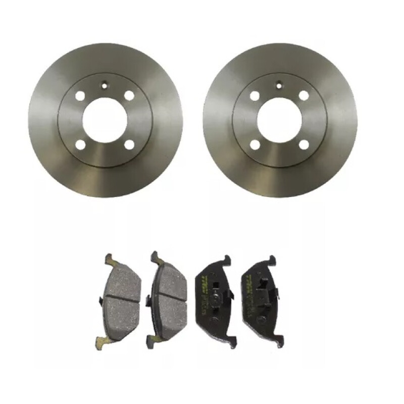 KIT JUEGO DISCOS + PASTILLAS GOL G5/G6 SAVEIRO G5 *6190 Kit Juego Discos + Pastillas Gol G5/g6 Saveiro G5 *6190