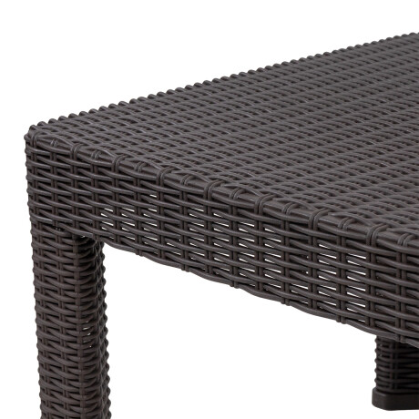 Juego de Jardín Santorini - 2 cuerpos, 2 butacas y mesa Moka