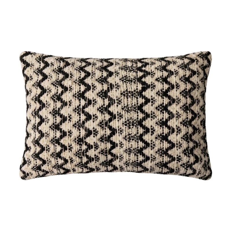 COJIN RECT NEGRO COMB 30X50CM Unica