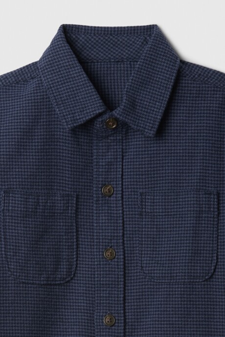 Camisa Flannel Niño Sargassus Blue