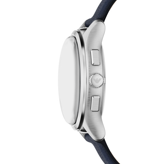 Reloj EMPORIO ARMANI DARIO Cuero Azul Esfera 42mm 0