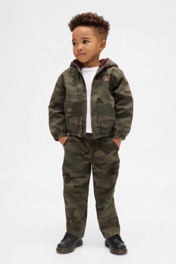 Jean Baggy Toddler Niño Black Camo