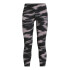 Motion Printed Ankle Crop-BLK BLK-005