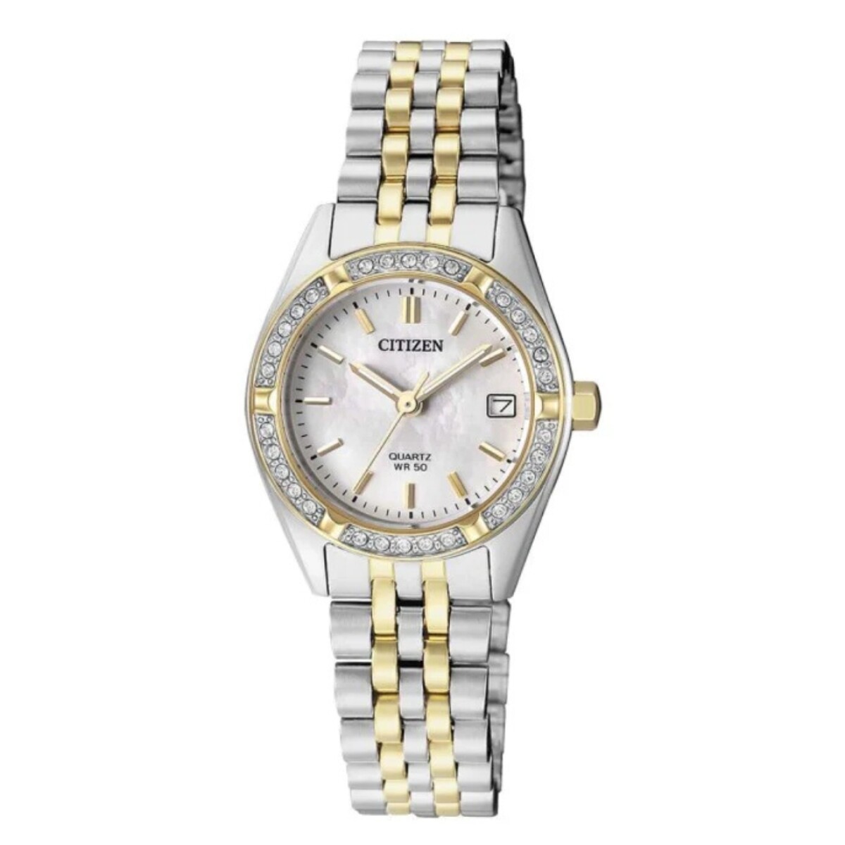 Reloj Citizen Eu6064-54d Para Dama En Acero Combinado 