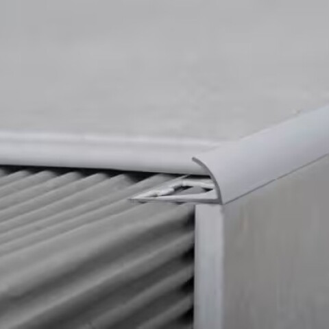 Aluminio Guarda Arco 10mm x 2,5m Cromo mate Aluminio Guarda Arco 10mm X 2,5m Cromo Mate