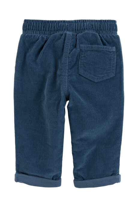 Pantalón de pana, azul Sin color