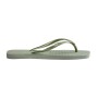 Sandalias Havaianas Slim Square Mujer Smoke Green