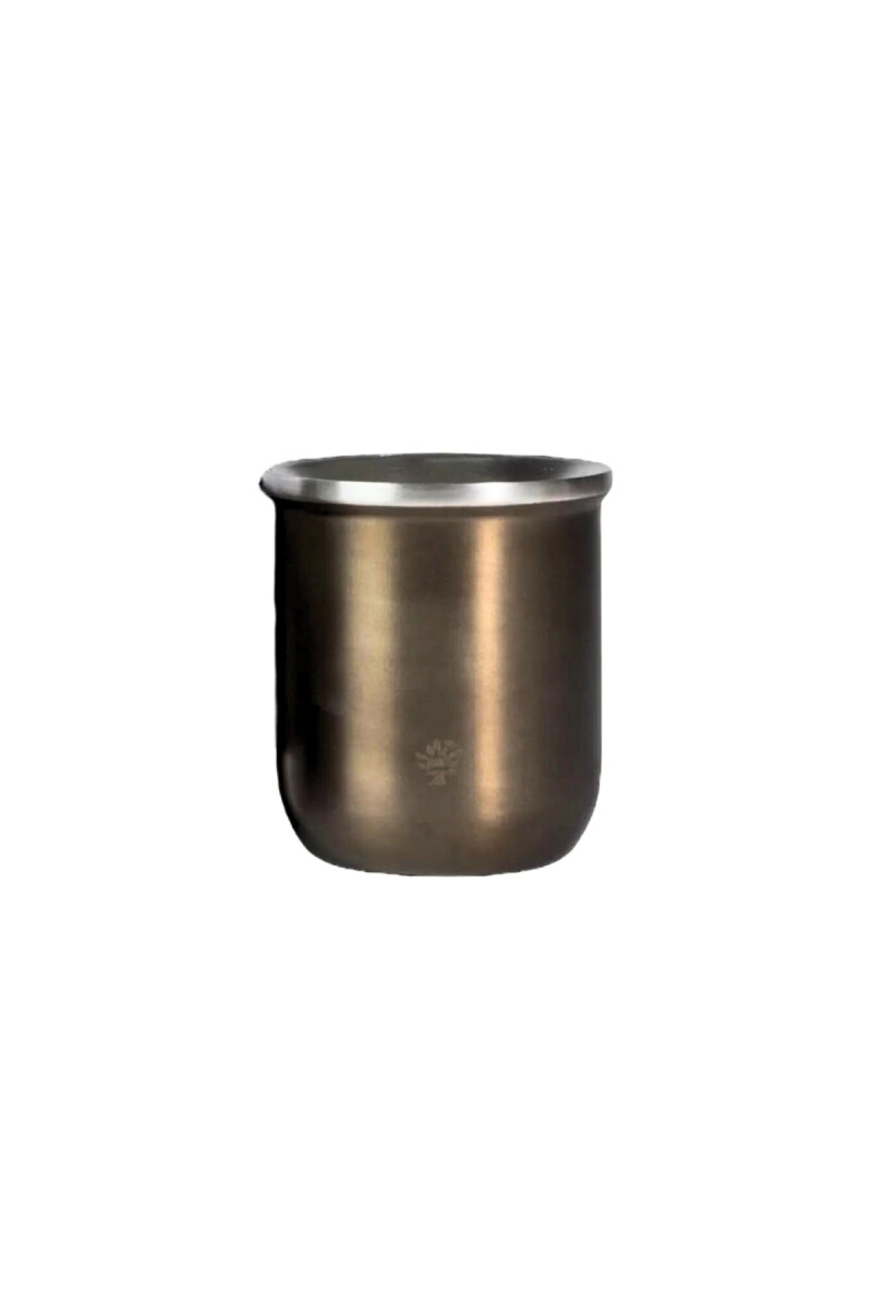 MATE TERRANO ACERO SICILIA MARRON METALIZADO