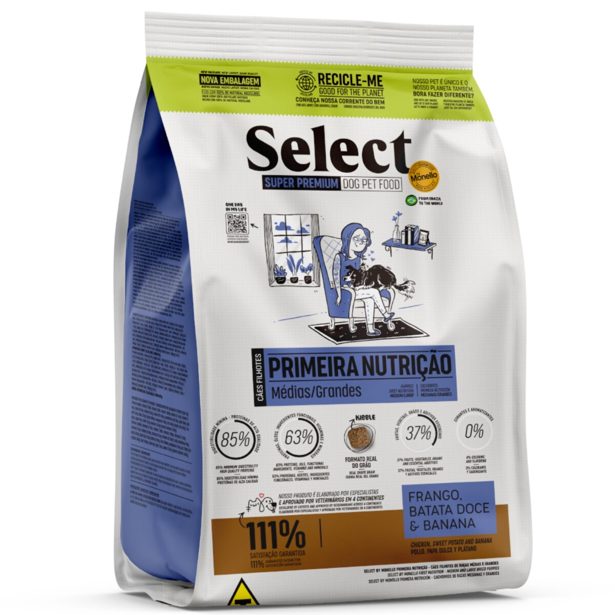 Select Cachorros Primera Nutricion Raza Mediana Y Grande 7 Kg 