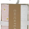 Set x2 sabanas muselina rosa