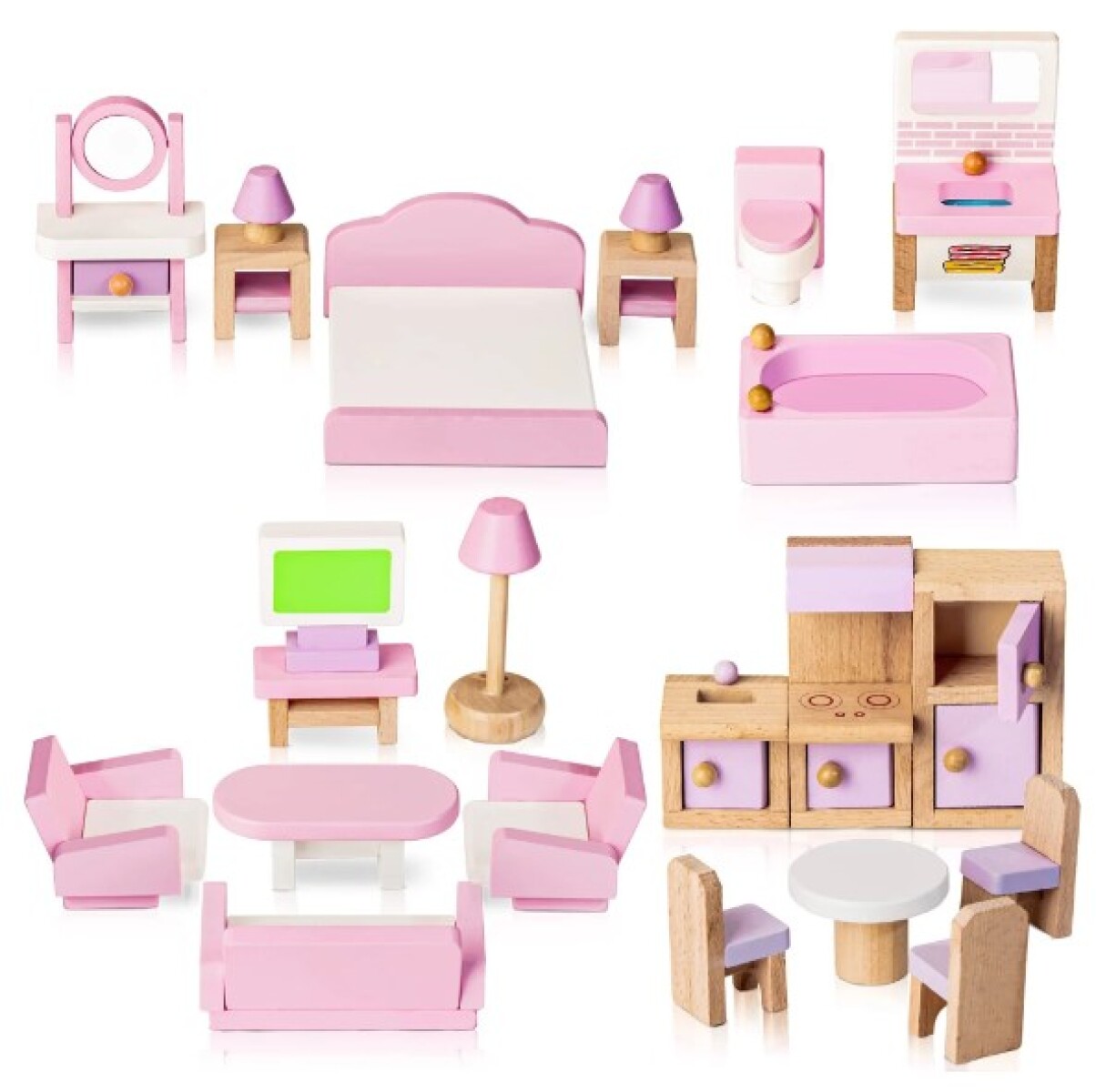 Set completo muebles de casita - Set Completo Muebles De Casita 