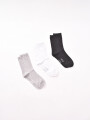 MEDIAS CAÑA CORTA PACK X 3 VARIANTE 1