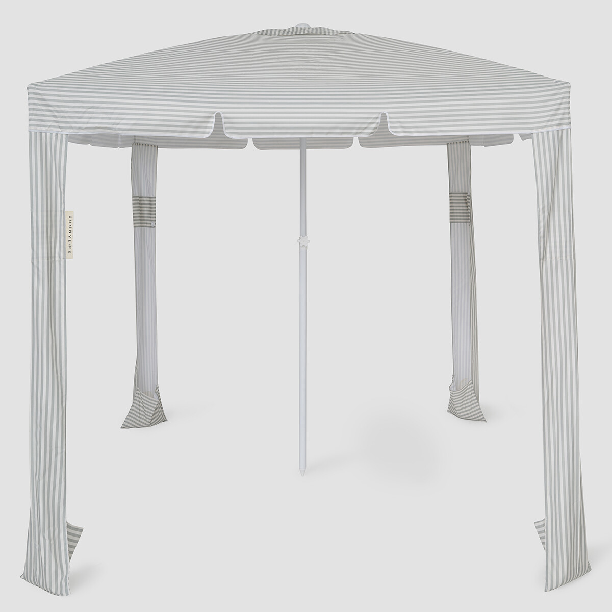 S51BC - Gazebo Plegable Playa Y Jardín 1,5x1,5mts Sea Sage Stripe 