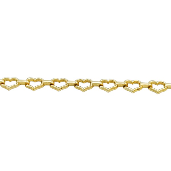 Pulsera Corazón -Oro bajo-Sin piedra-PU8073 sinpiedra