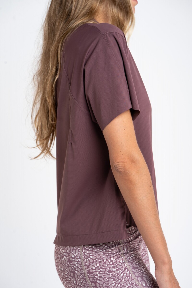 Remera Fitness Malva