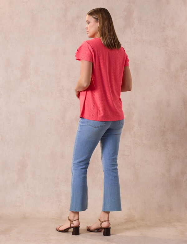 Blusa Pointelle CORAL