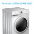 Lavarropas Midea Mf100w70/w-uy 7kg LAVARROPAS MIDEA 7KG MF100W70 CARG FRONT