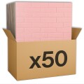 Placas Autohadhesivas Pack x50 Para Revestimiento Para Pared Rosa
