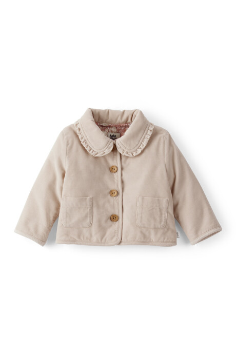 Campera de pana, khaki Sin color