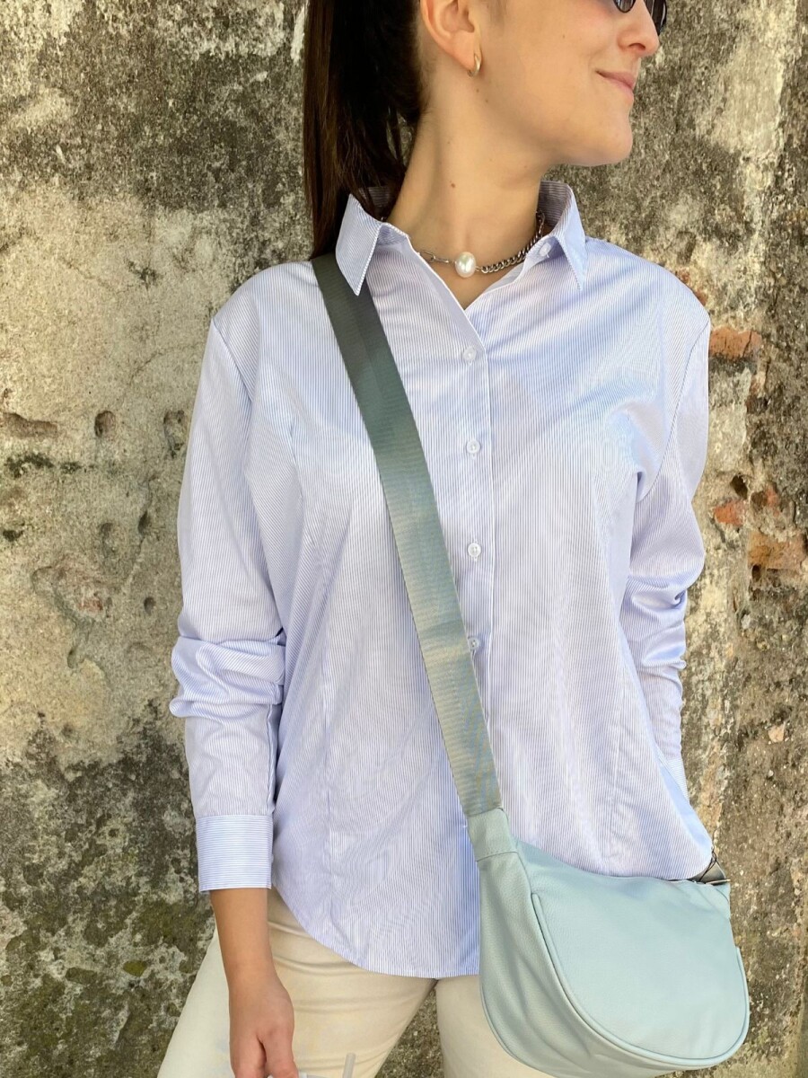 Camisa entallada Slowly - Blue 