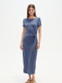Vestido Pascul Azul Piedra
