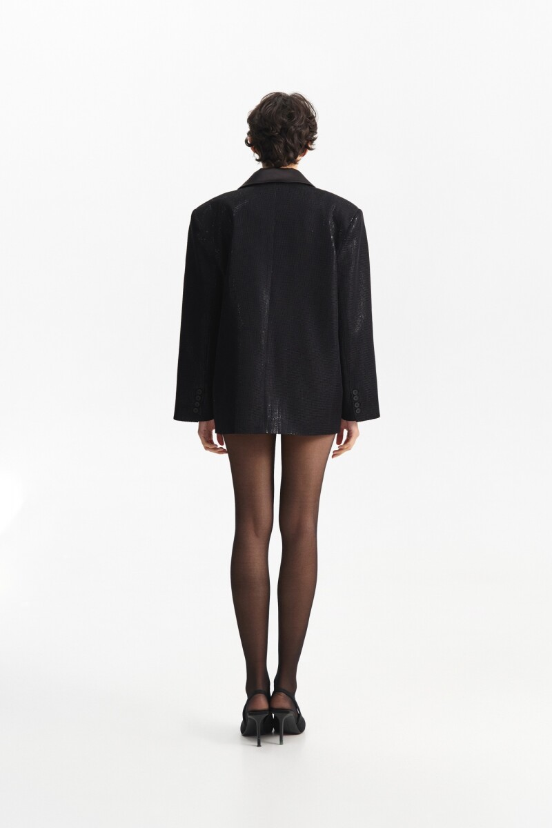 BLAZER COMBINADO Negro