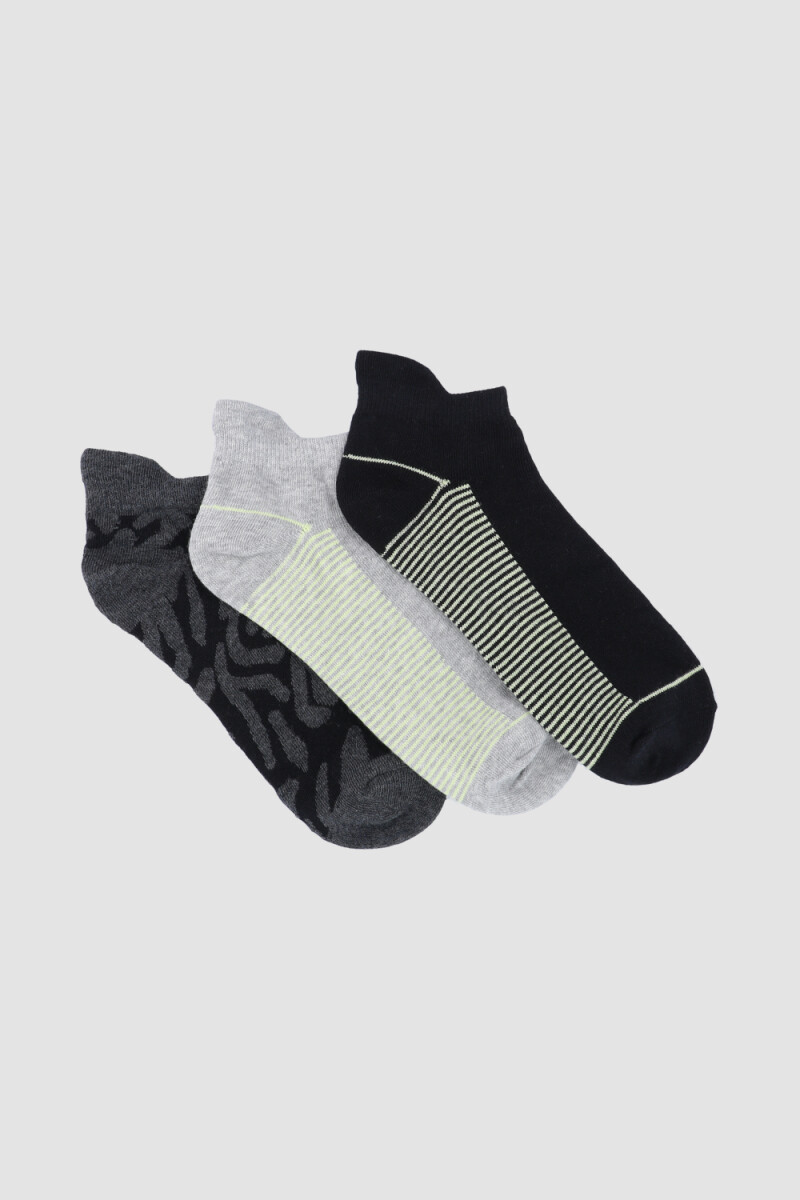 Pack x3 deportiva microfibra con diseño Variante 27