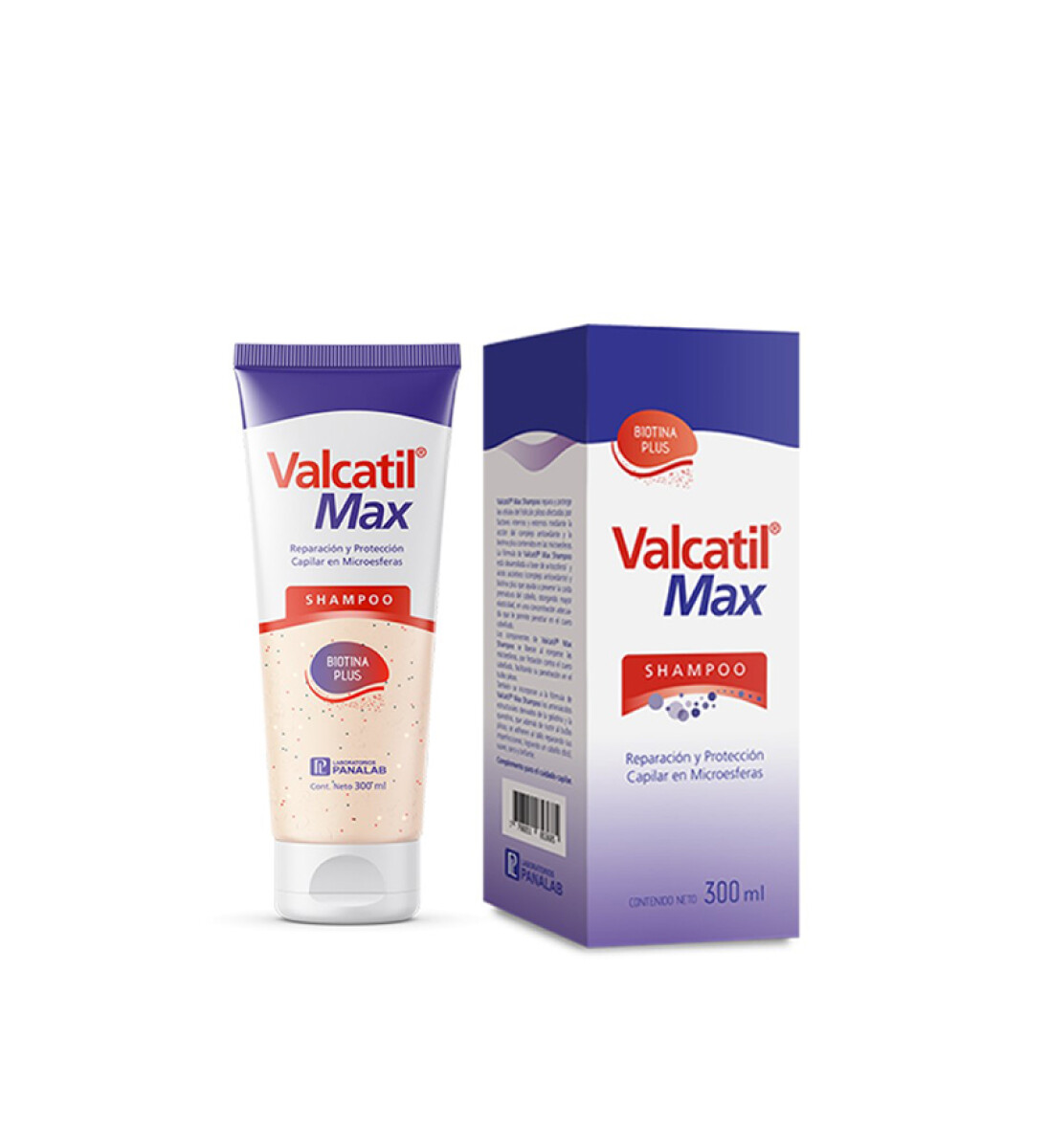 Valcatil Max anti caída 300 ml - Shampoo 