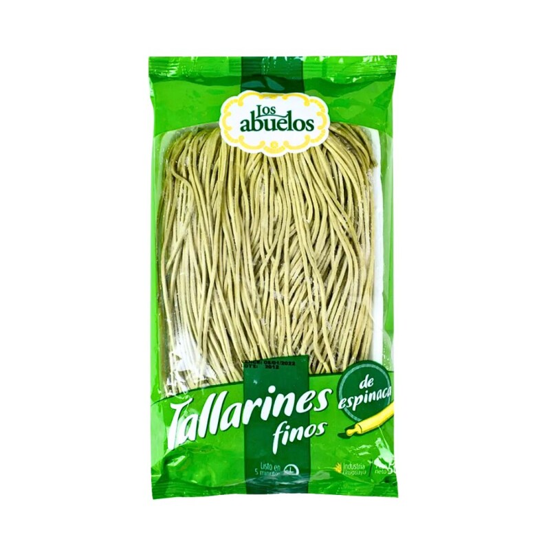 Tallarines al Huevo c/ Espinaca Los Abuelos - 500 g Tallarines al Huevo c/ Espinaca Los Abuelos - 500 g