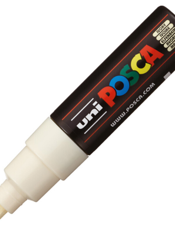 MARCADOR UNI POSCA 8 MM MARFIL N/A