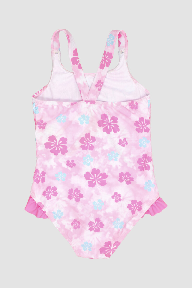 Malla stitch ruffle Rosado