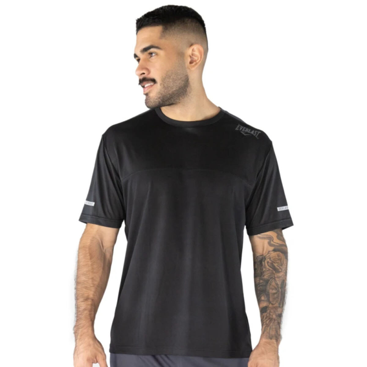 TSHIRT MEN POLY EVERLAST SLAM WT XL - BK 