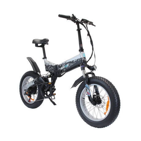 Bicicleta Eléctrica Plegable Gyroor EB028 R20 para Adultos Negro