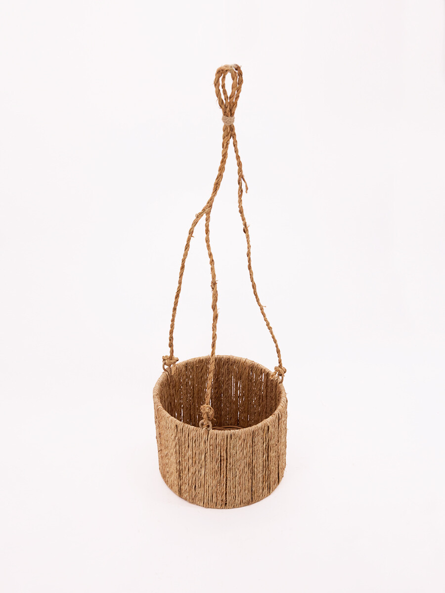 MACETA COLGANTE - NATURAL 