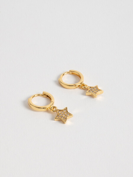 Aritos Estrellas Dorado