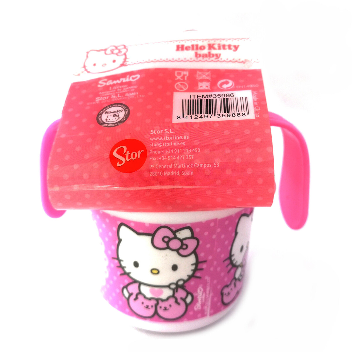 Vaso Entrenador Top 250 ml - Hello Kitty 