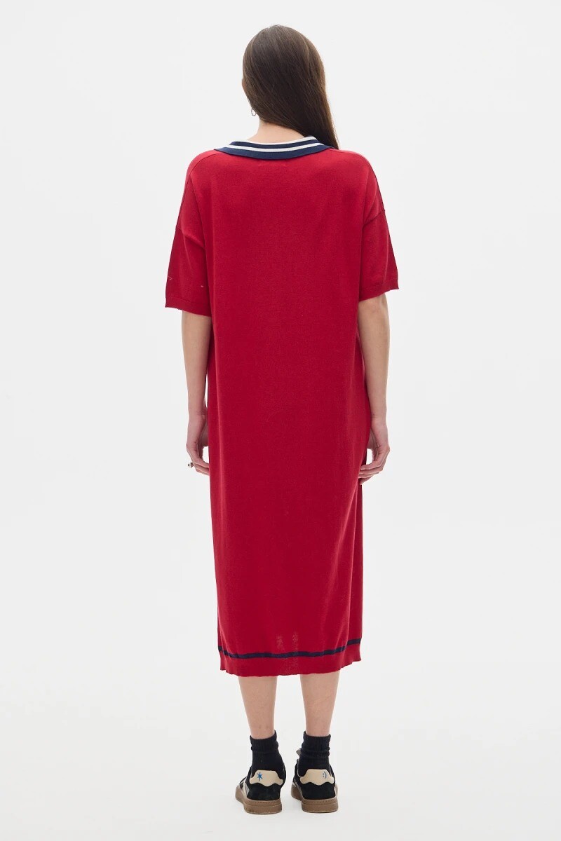 Vestido Pol S26 Rojo