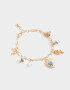 Pulseras Flexibles Multi dijes Pulseras - Dorado