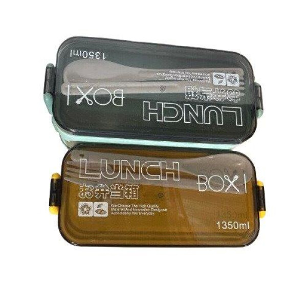 Lunchera Box 1350 Ml con cubiertos de Unisex - WDF49 S/color