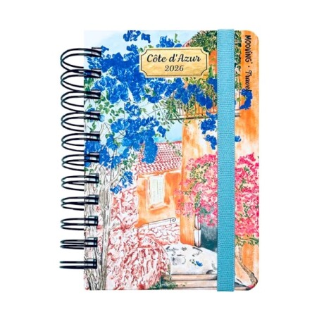 Agenda Mooving 10 x 15 cm 2026 Côte d'Azur Agenda Mooving 10 x 15 cm 2026 Côte d'Azur