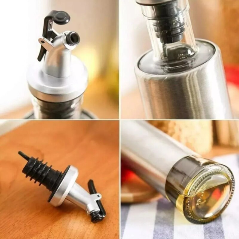 Aceitera Dispensador Aceite Vinagre Vidrio Cocina Aceitera Dispensador Aceite Vinagre Vidrio Cocina