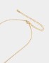 Cadena Corta con Dije Premium Gold Cortos - Dorado