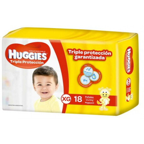 Huggies Classic Pañales XG x18 Huggies Classic Pañales XG x18